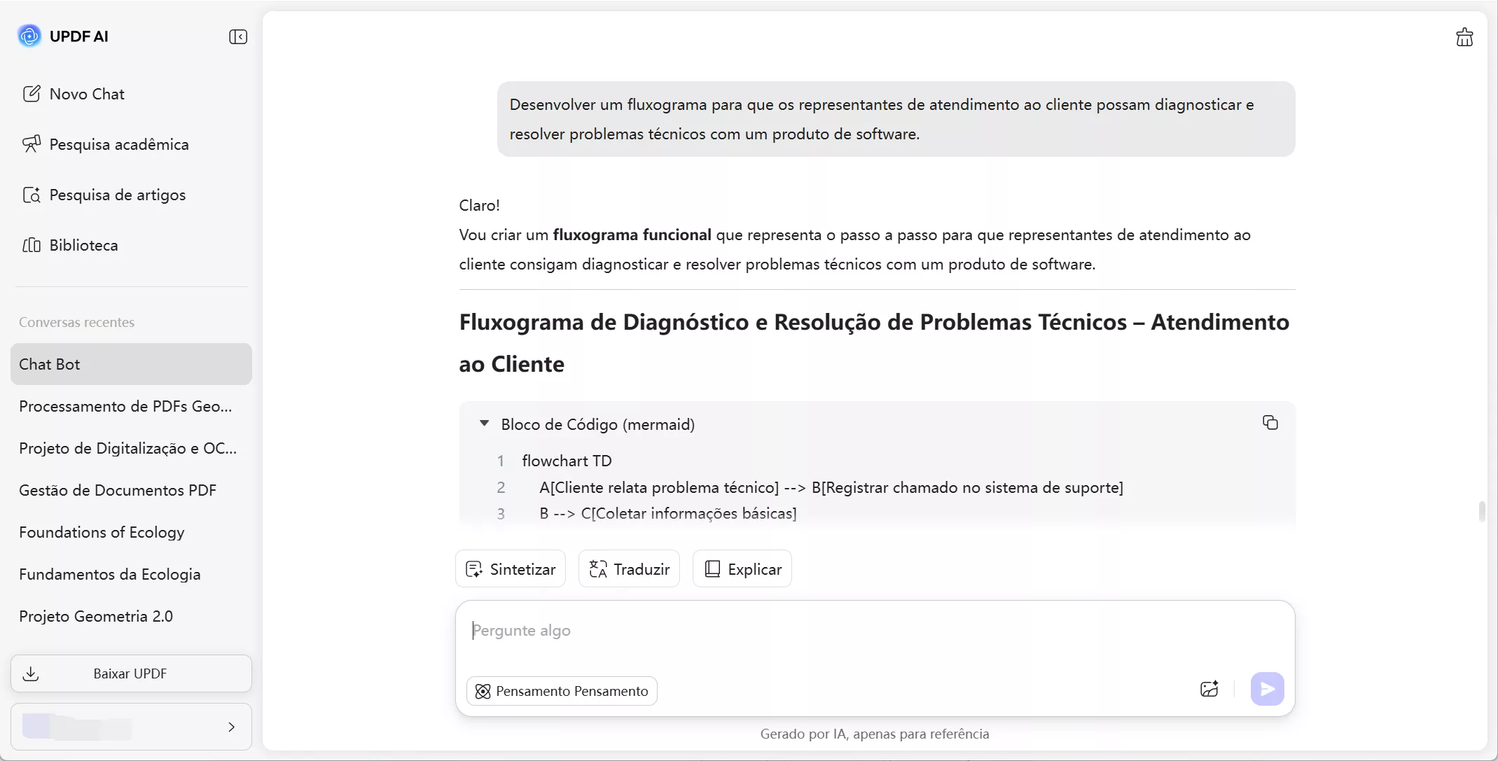 atendimento ao cliente