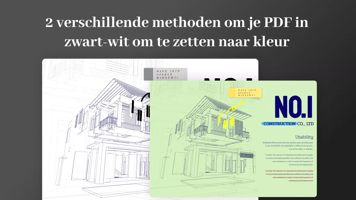 2 verschillende methoden om je PDF in zwart-wit om te zetten naar kleur