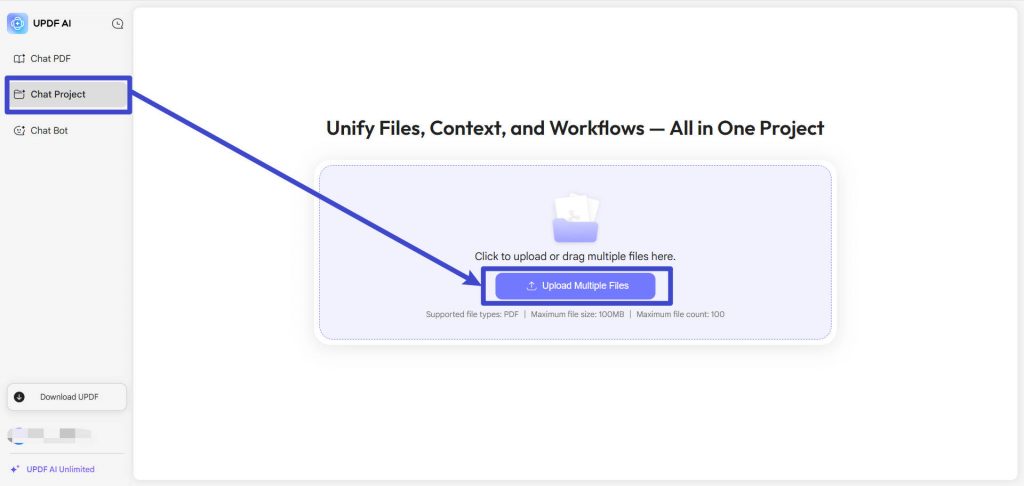 chat with multiple PDFs