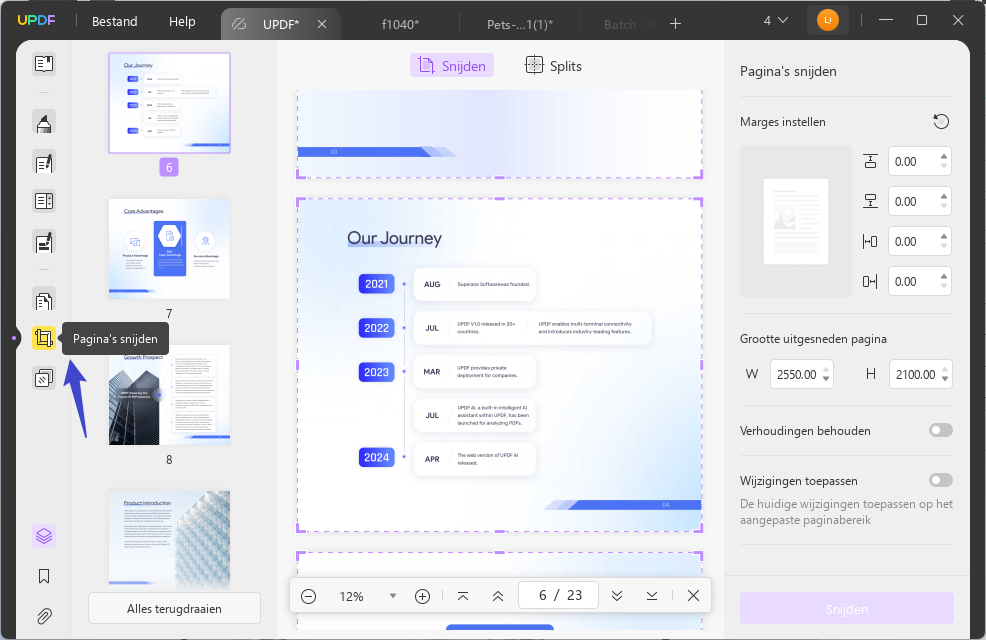 remove watermark from pdf online crop pages