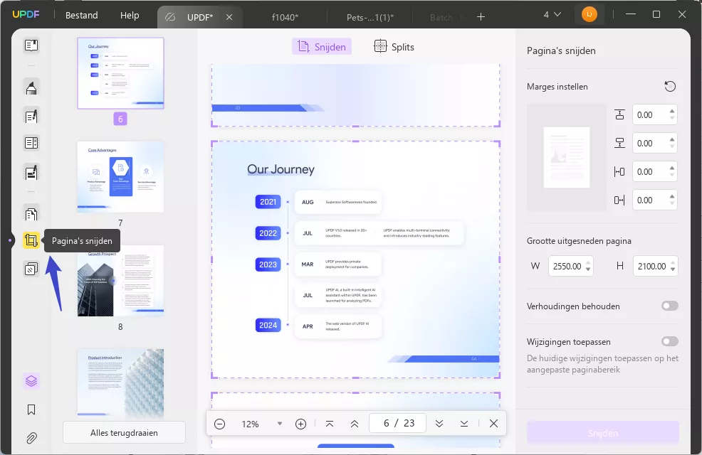 remove watermark from pdf online crop pages