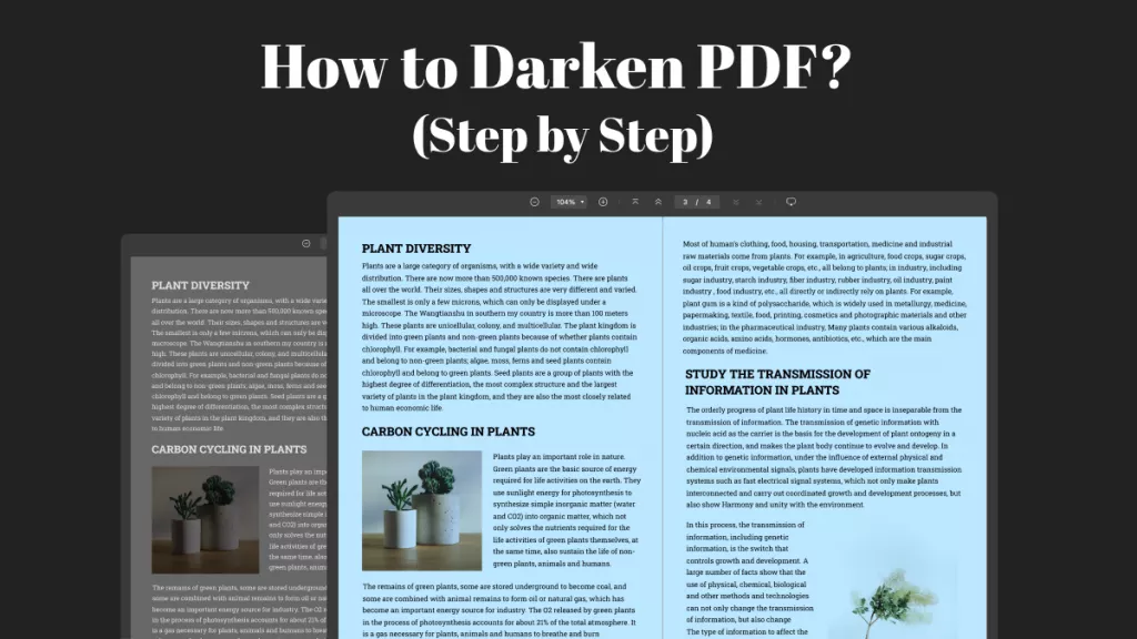 วิธีทำให้ PDF มืดลง (ทีละขั้นตอน)