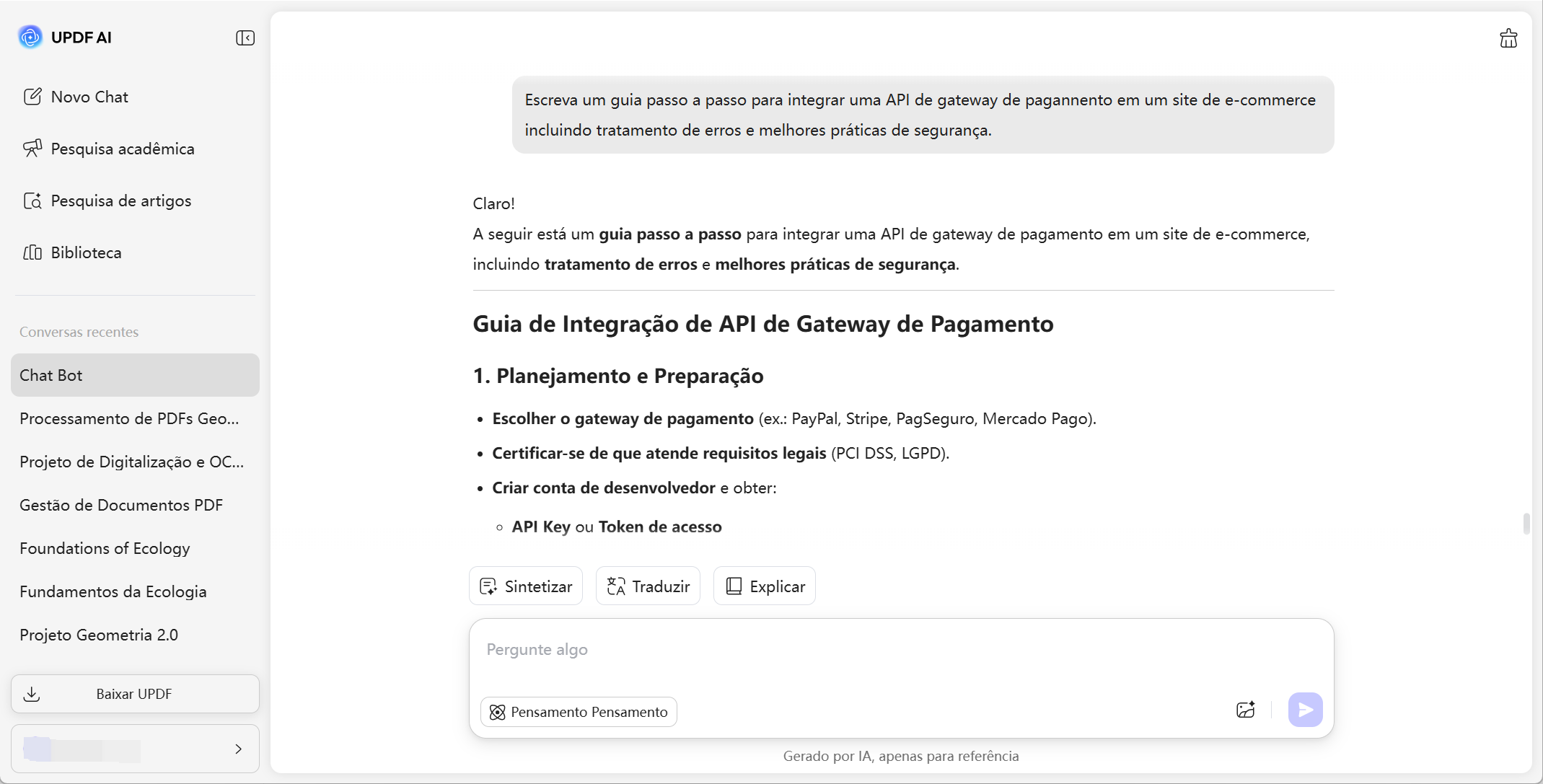desenvolvimento de software