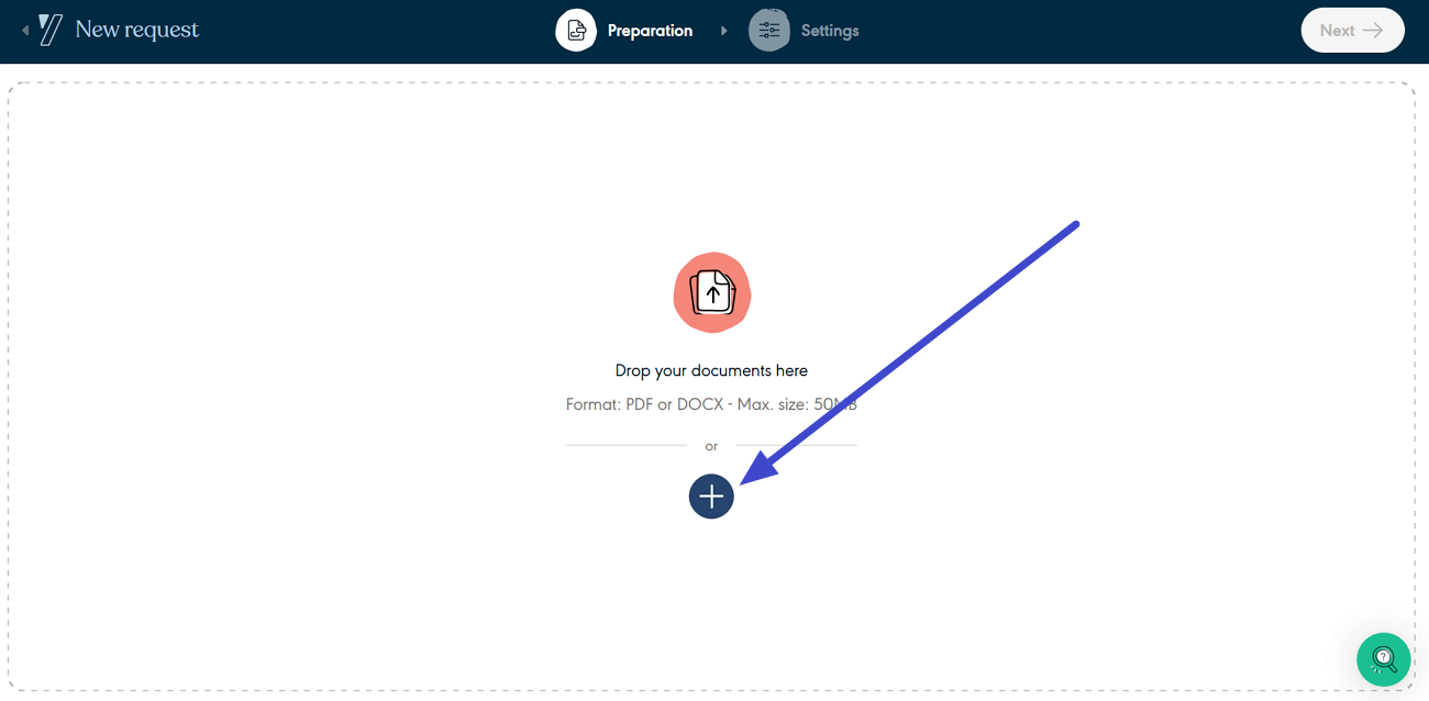 drop documents to yousign