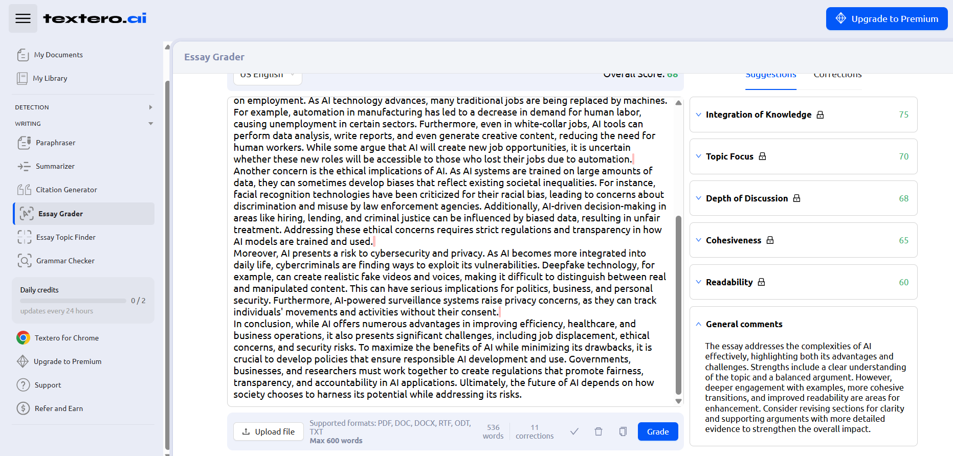 Essay Grading