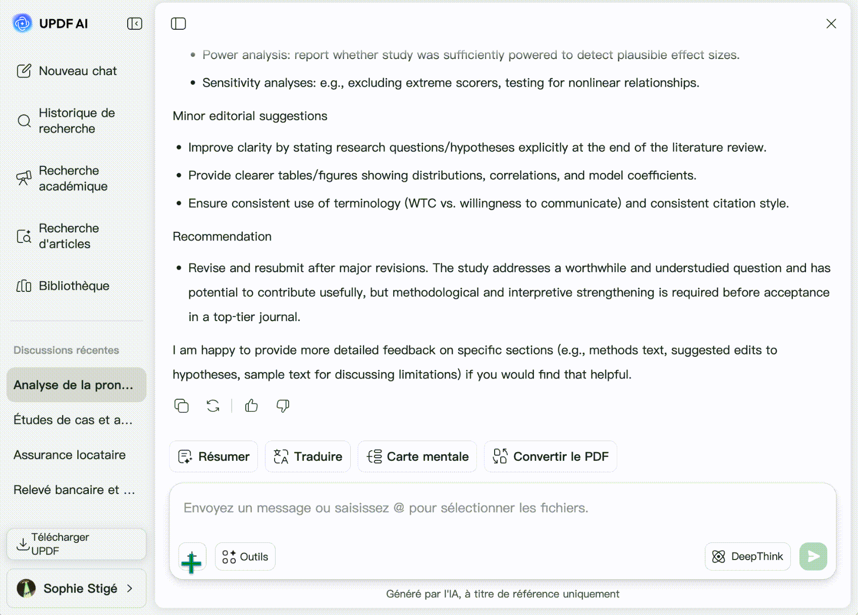 téléverser une image dans UPDF AI