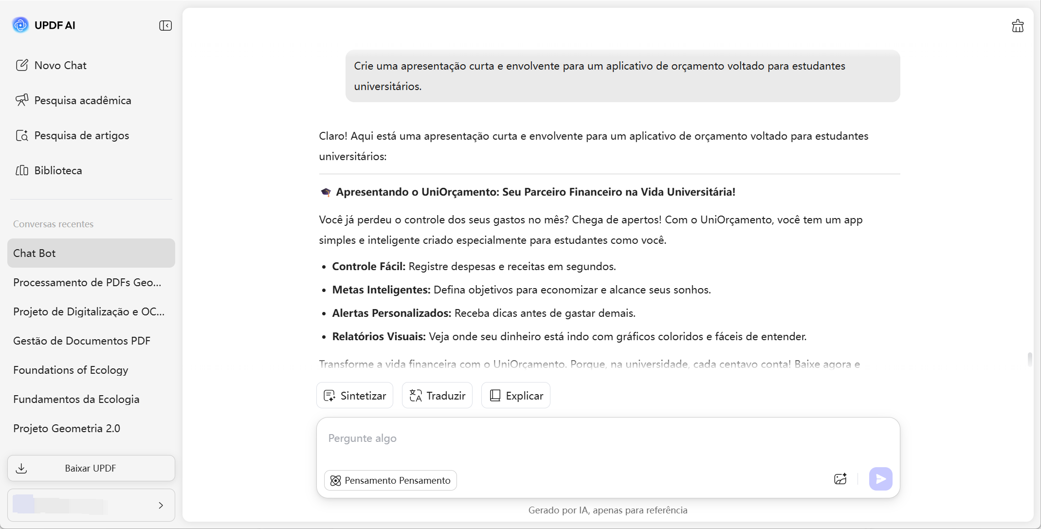 chat bot na web ai