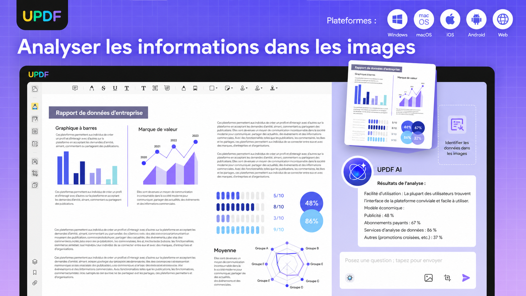 fonctions de UPDF AI
