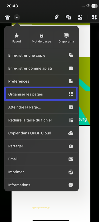 organiser pdf