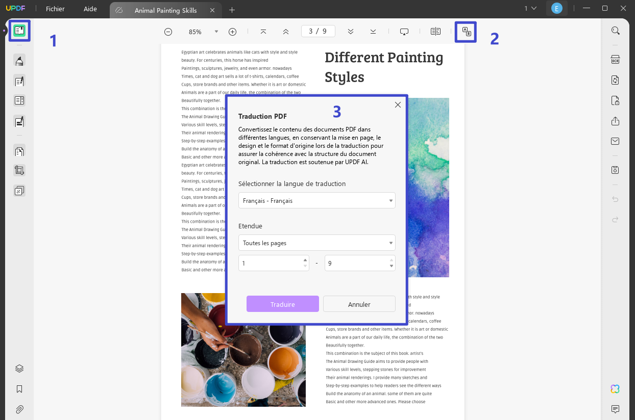 traduire pdf