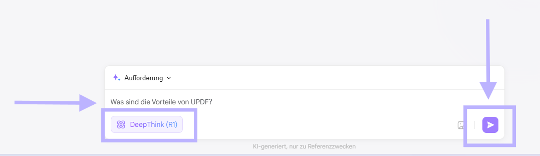  Geben Sie die Aufforderung ein
