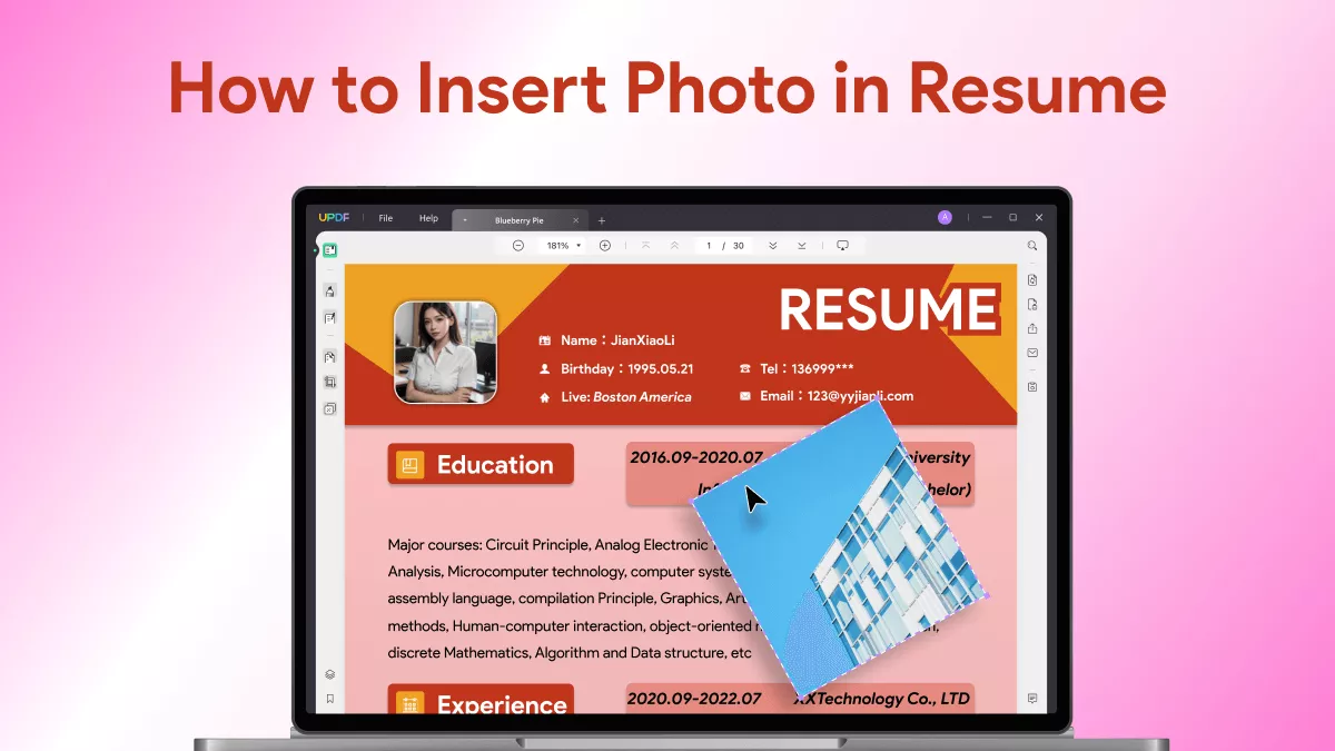 How to Insert Photo in Resume - Step-by-Step Guide