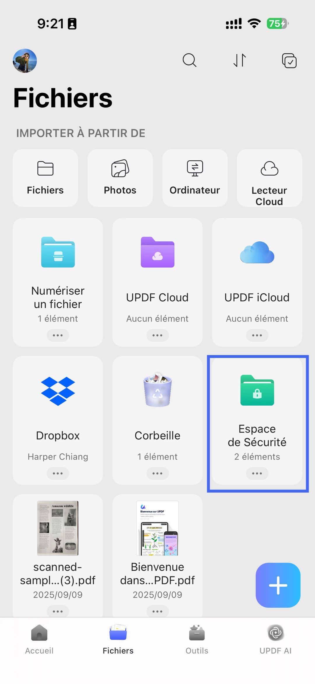 updf pour ios