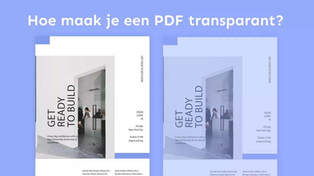 Hoe maak je een PDF transparant?  (Gemakkelijk en snel)