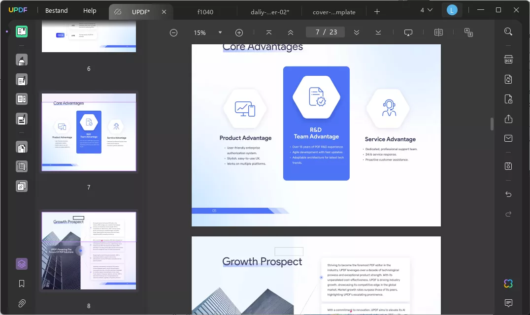 pdf reader dark mode updf