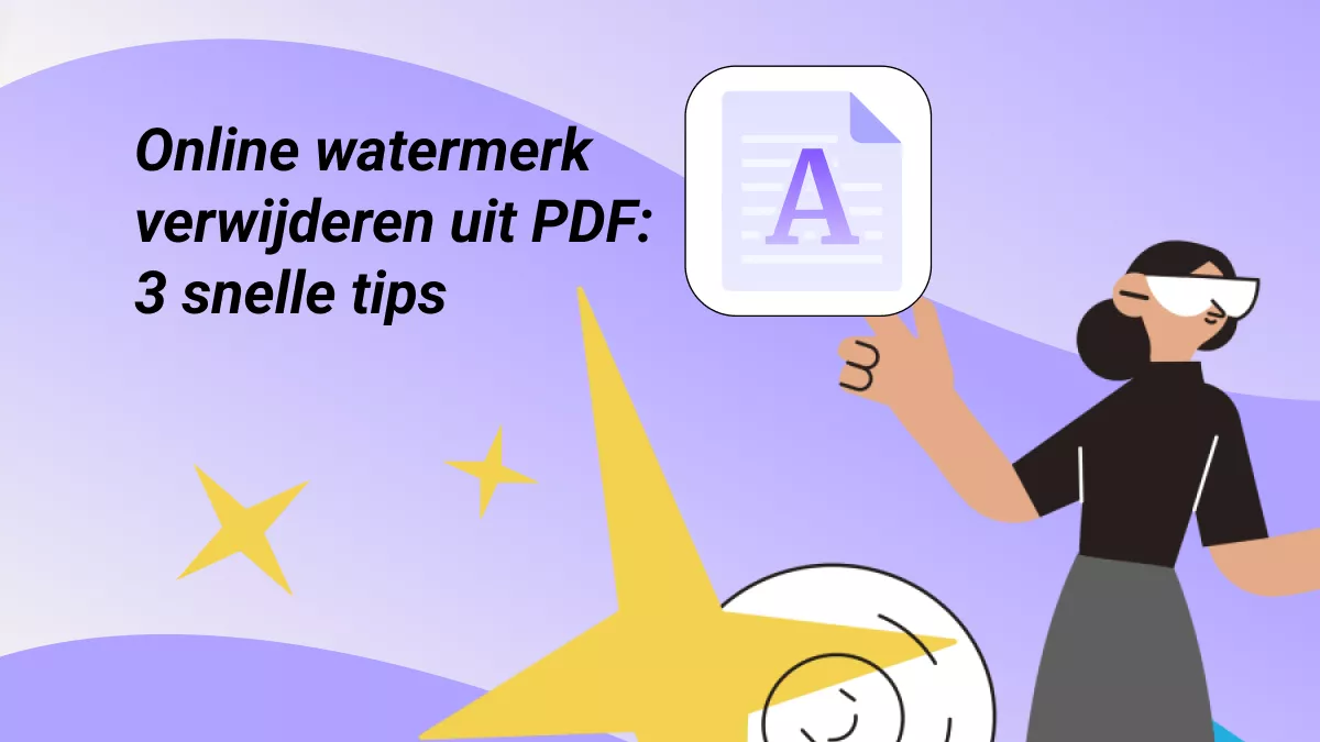 Online watermerk verwijderen uit PDF: 3 snelle tips