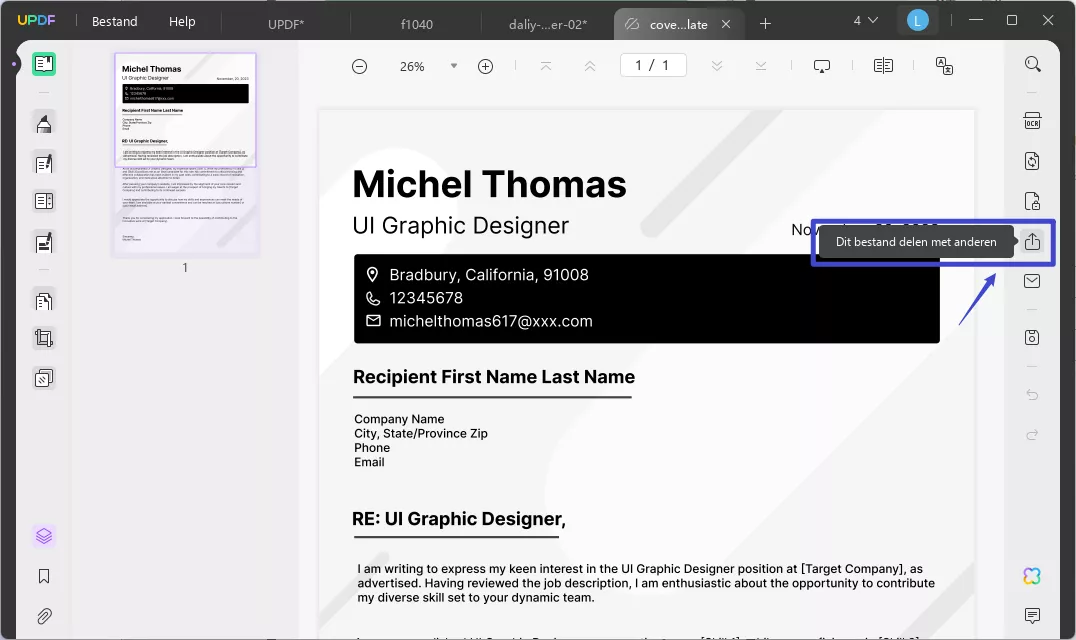 ceate a link for PDF to share with others