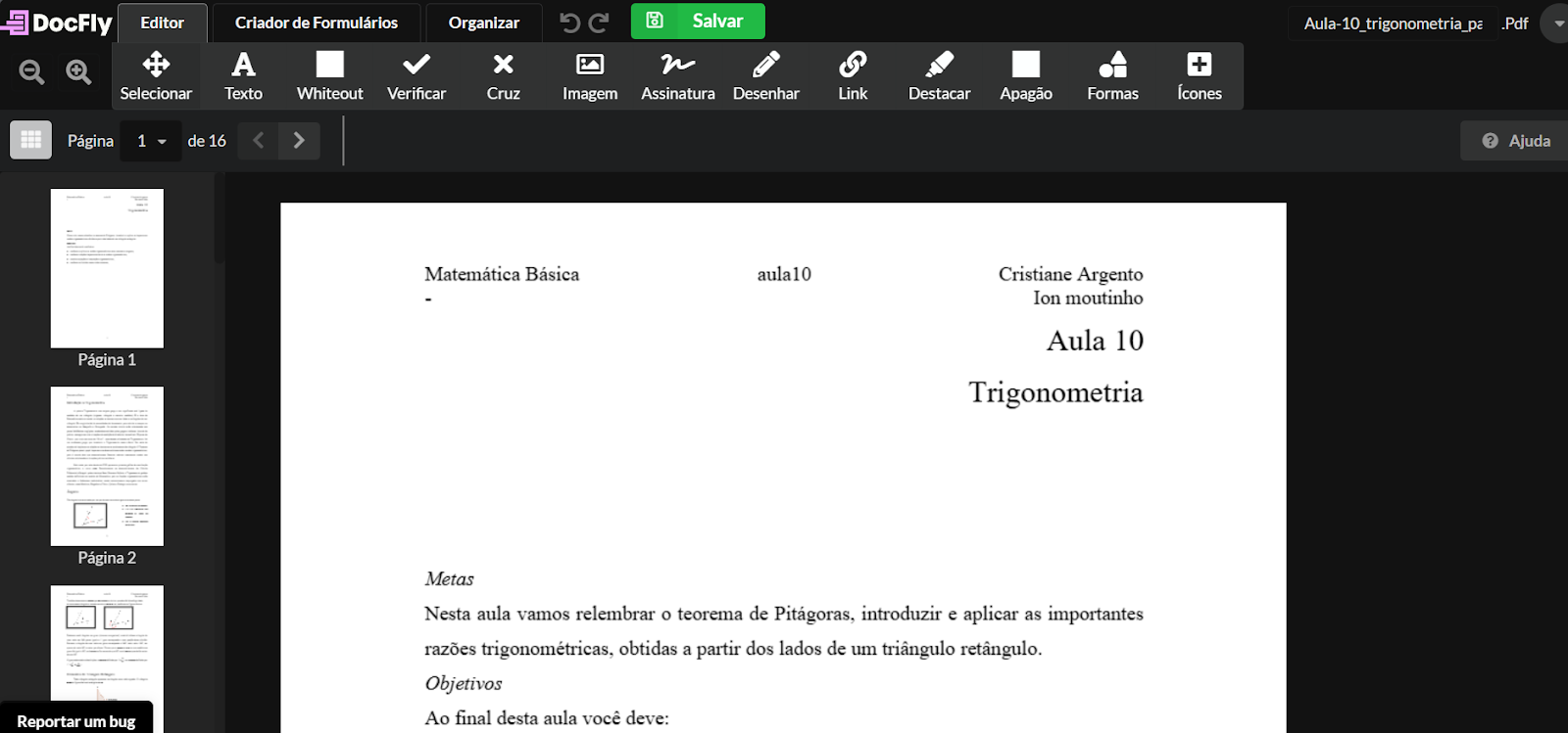 abrir o pdf convertido