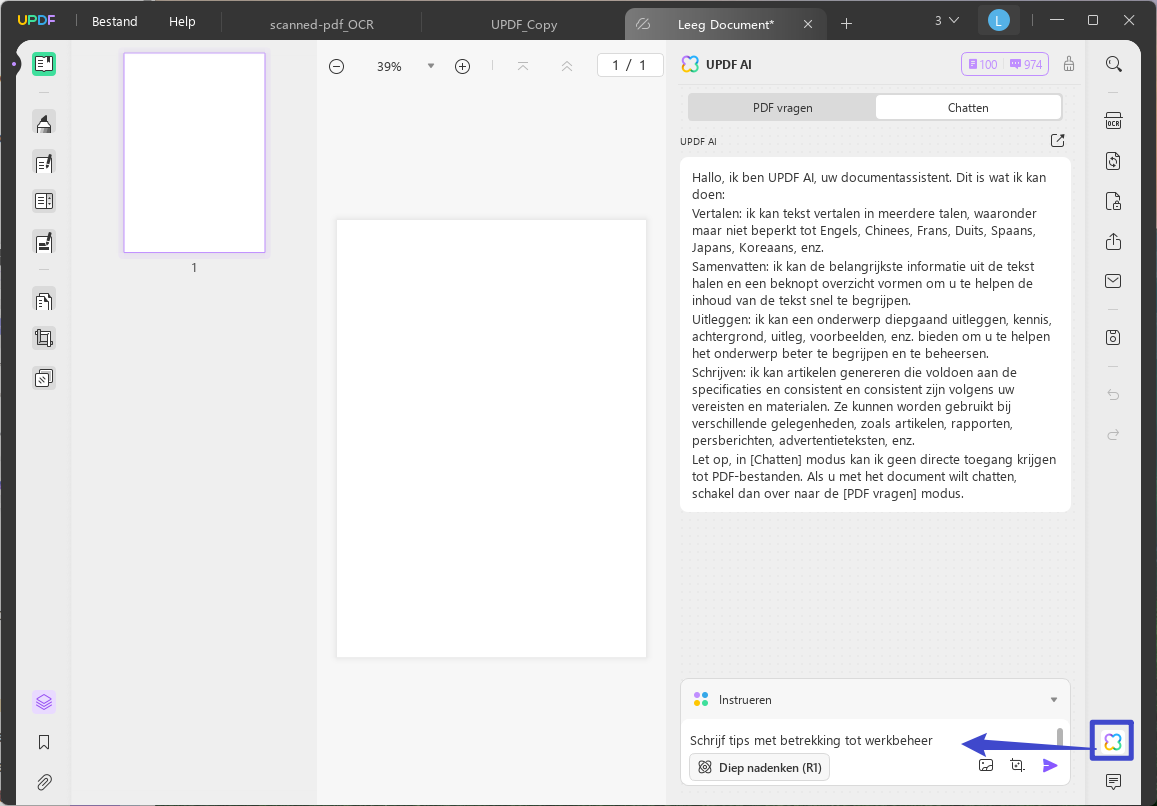 ai pdf maker enter updf ai