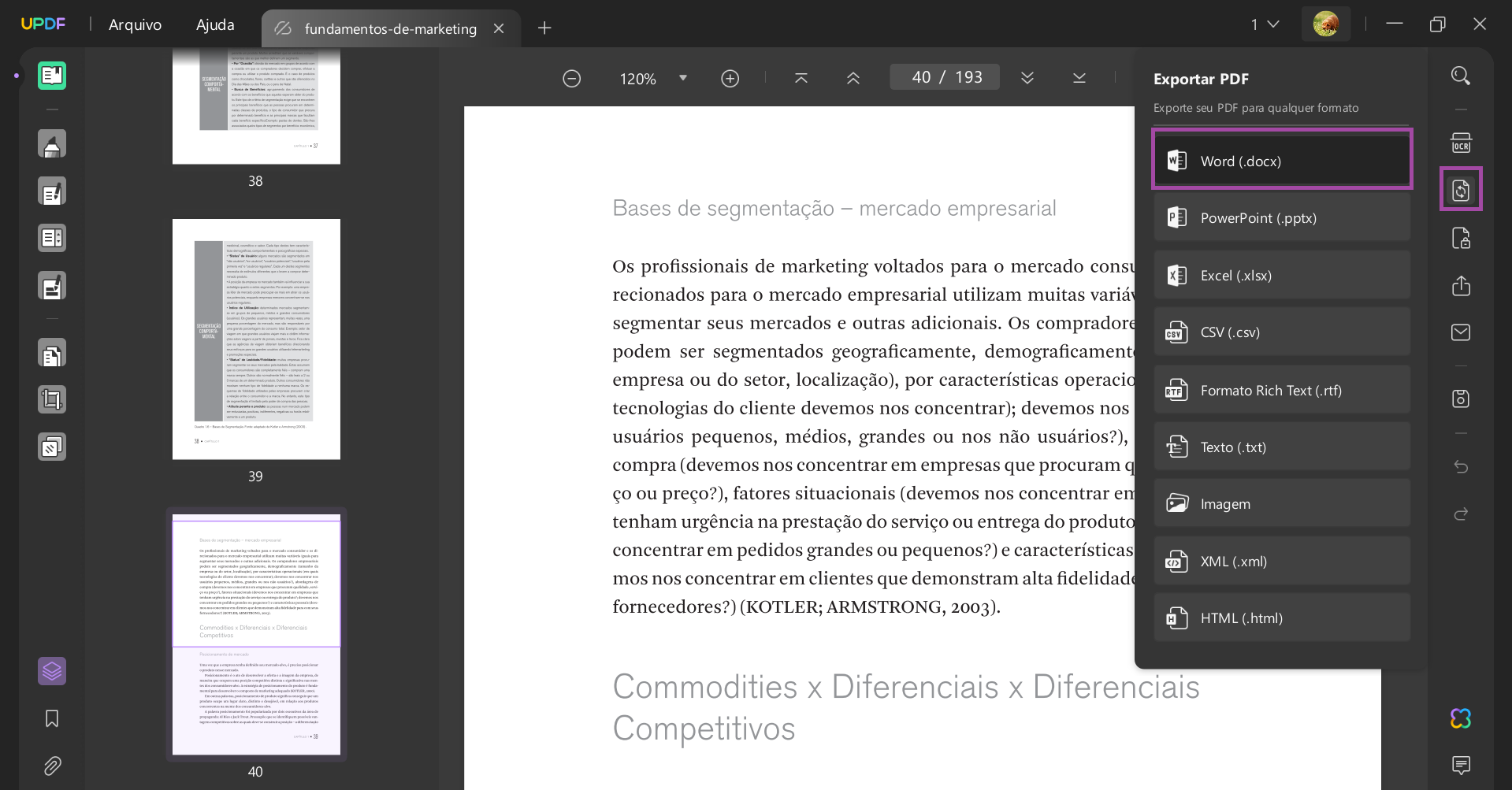 Conversores de PDF para Word 