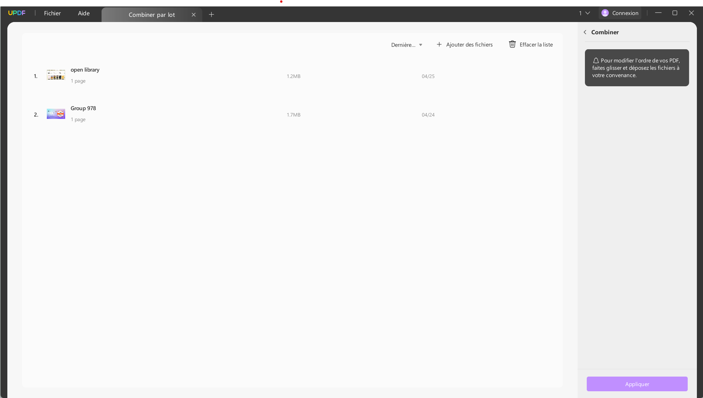 combine images to one pdf updf