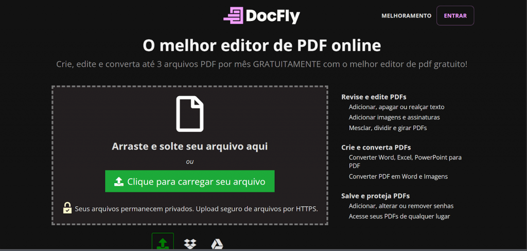 como usar o editor de pdf docfly