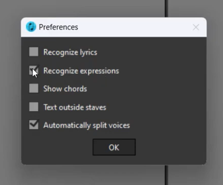customize the preferences on scanscore