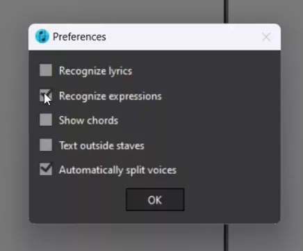 customize the preferences on scanscore