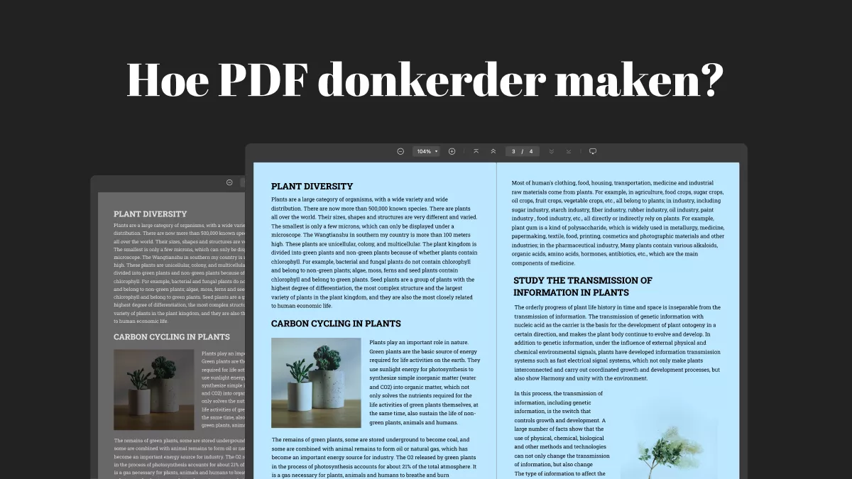 Hoe PDF donkerder maken? (Stap voor stap)