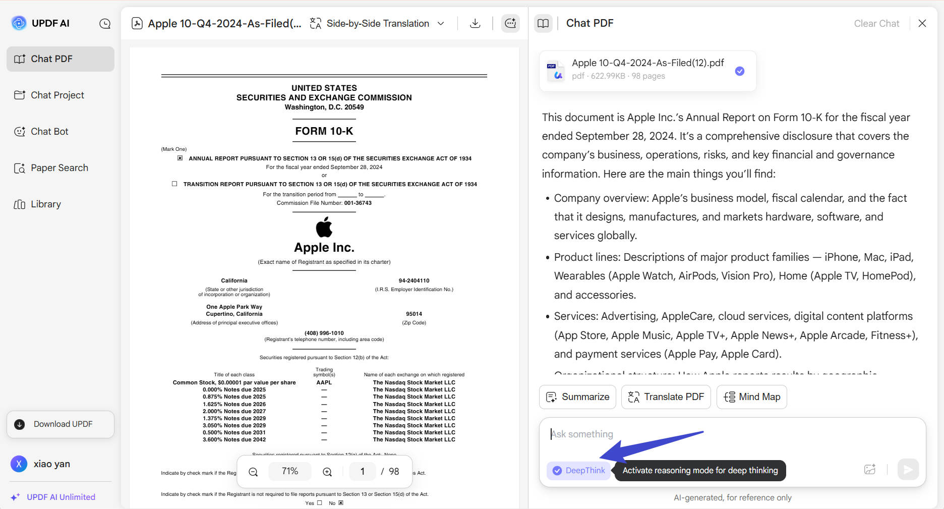 switch to DeepSeek model