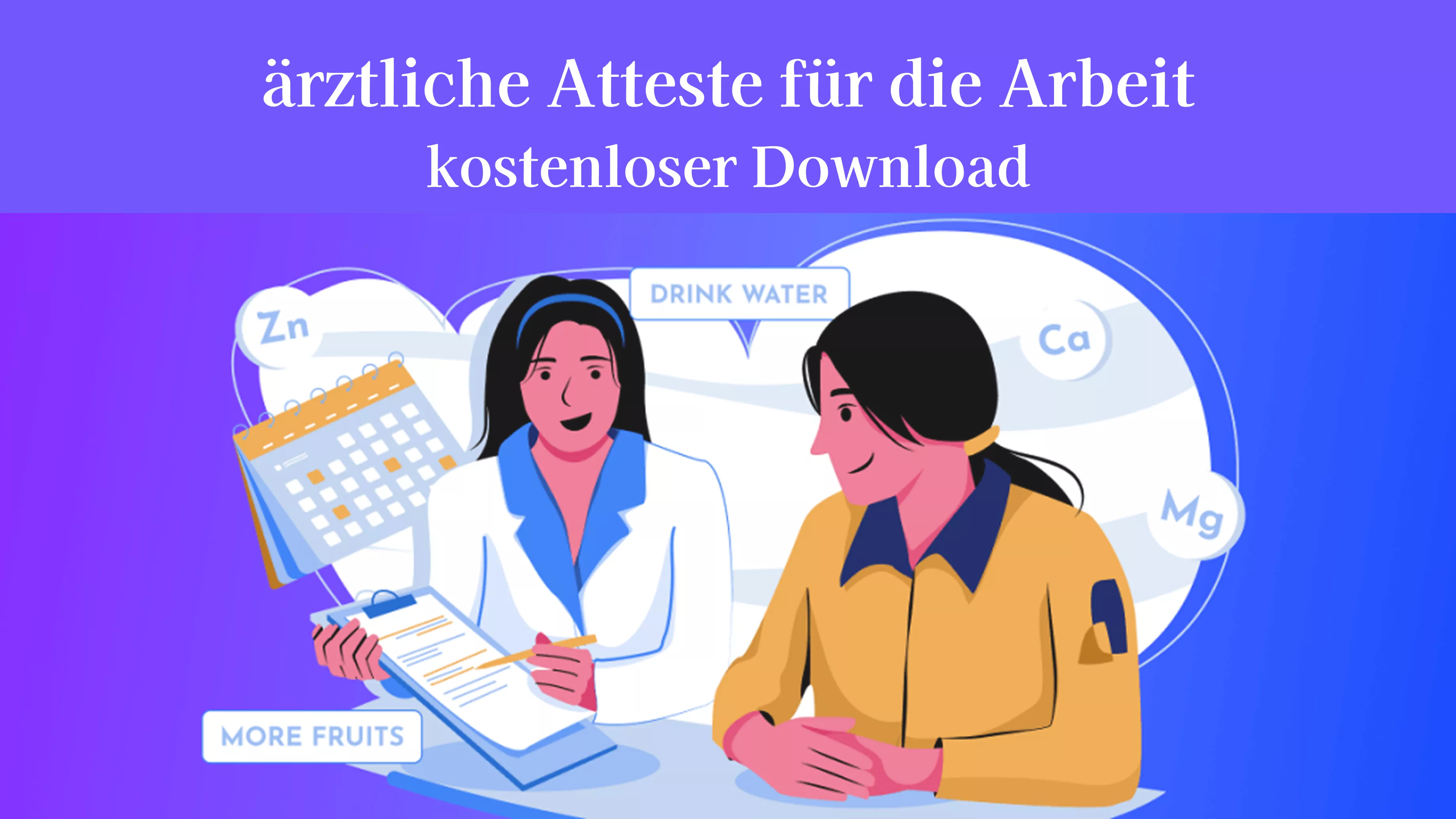 Die 6 besten ärztlichen Atteste: Kostenloser PDF-Download