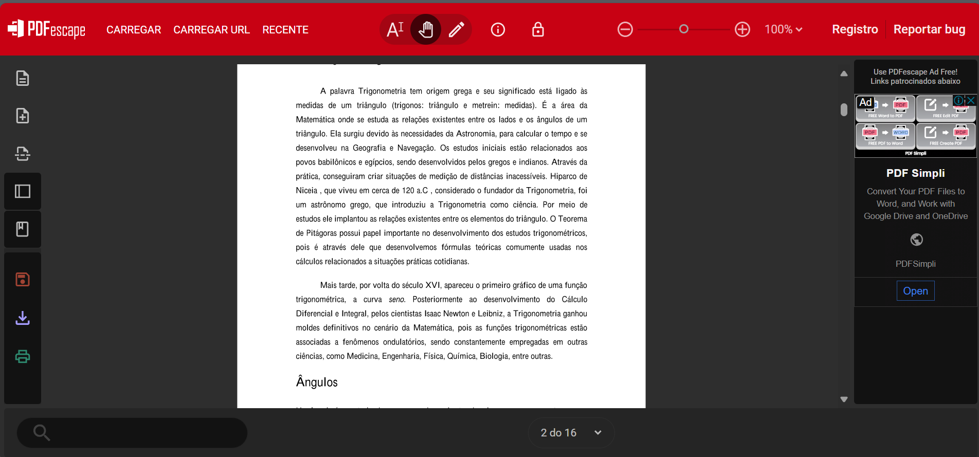Edição de PDF