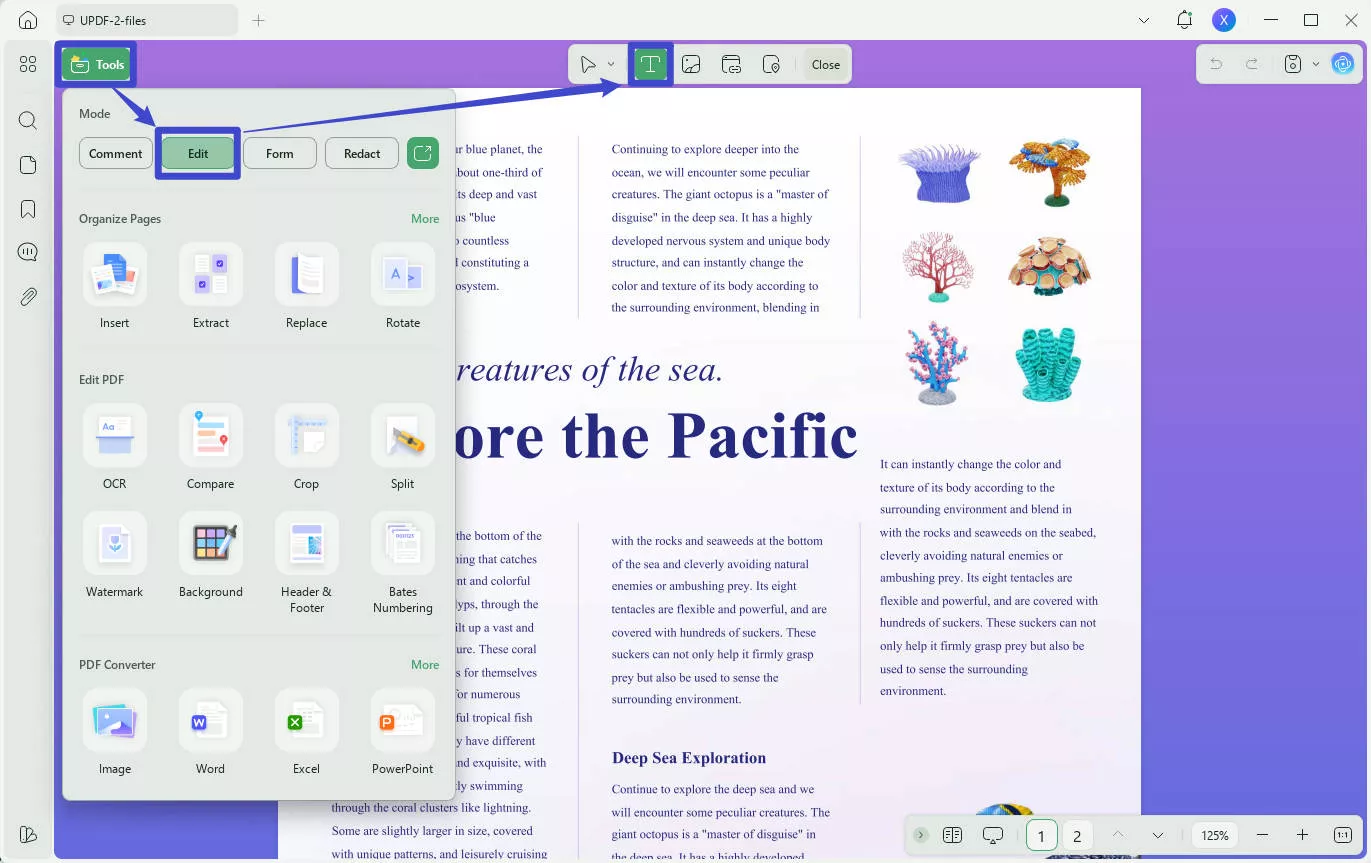 edit pdf updf windows