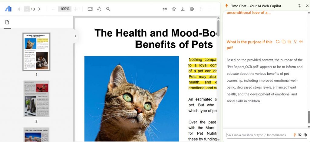 elmo chat chrome extension