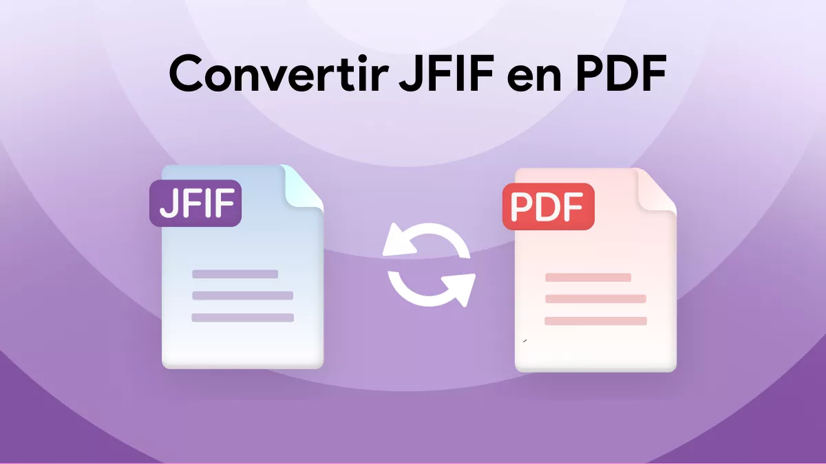 Comment convertir JFIF en PDF ?