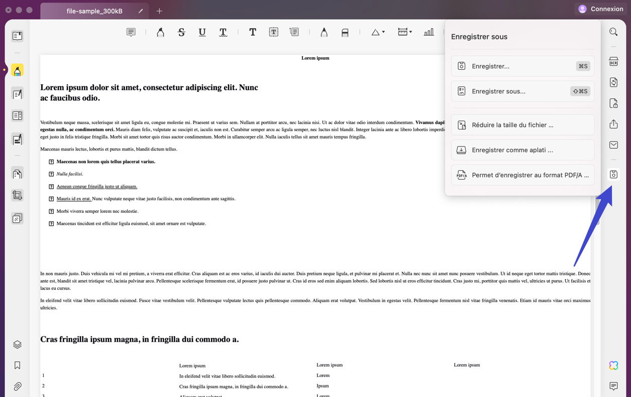 creer pdf mac