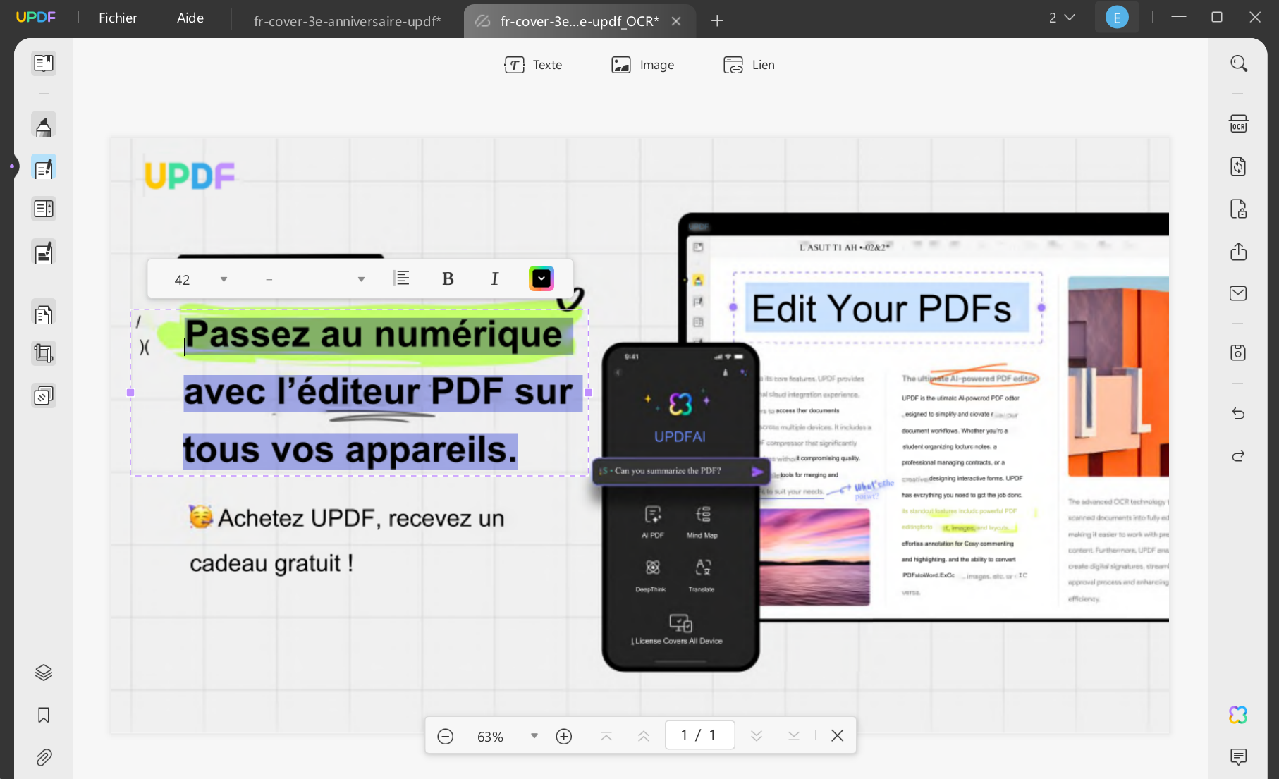 modifier pdf