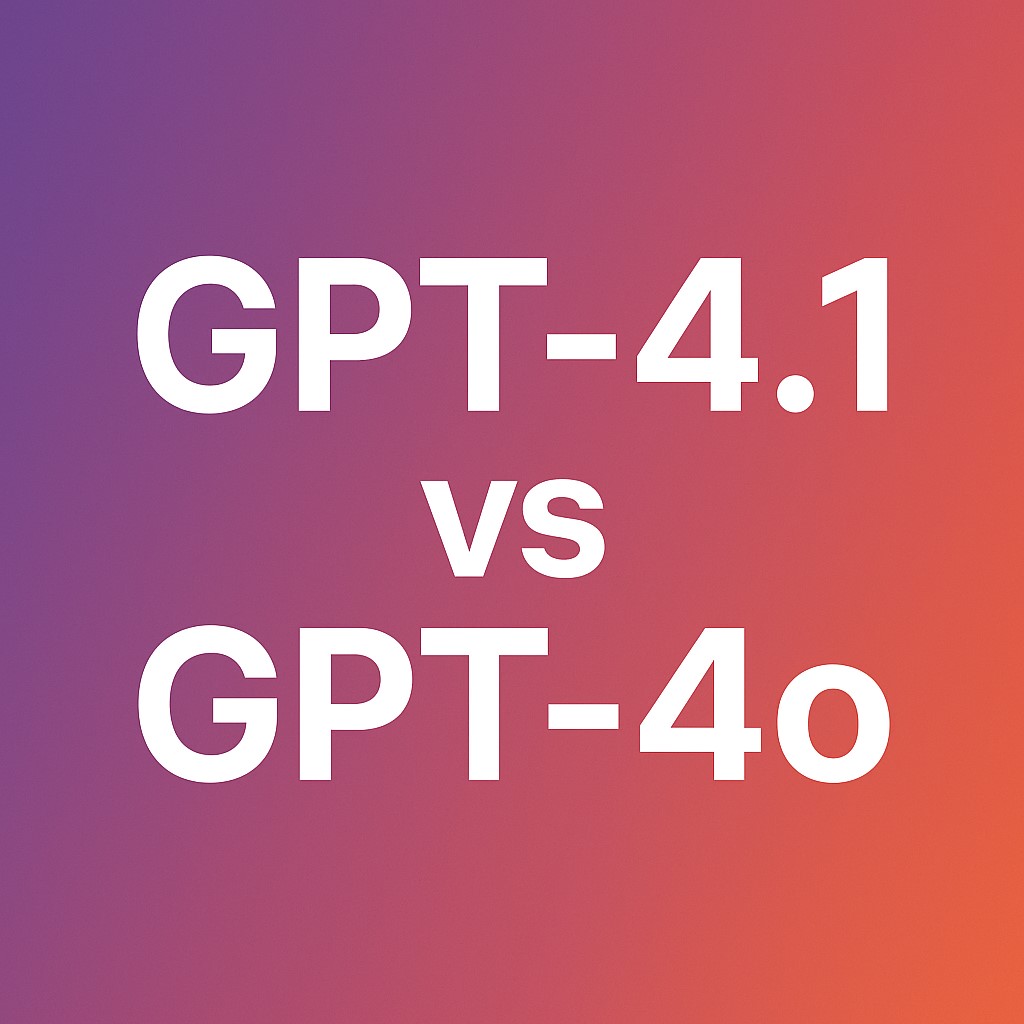 difference between gpt 4.1 and 4o
