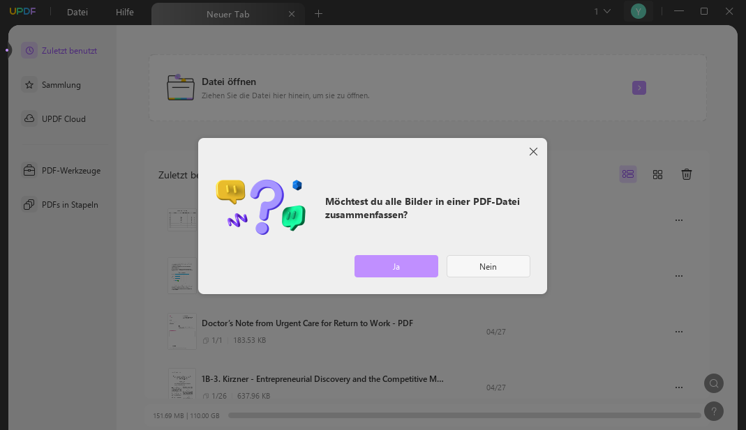 WhatsApp-Bild in PDF umwandeln