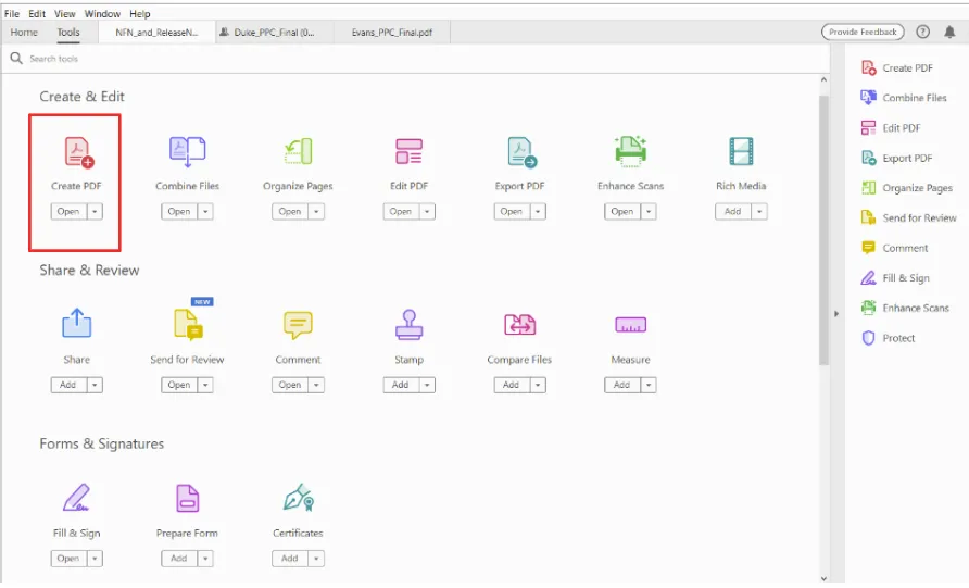使用Adobe Acrobat將BMP轉換為PDF