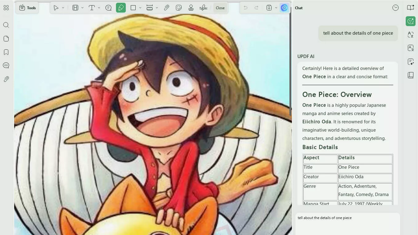 updf - the best manga pdf reader