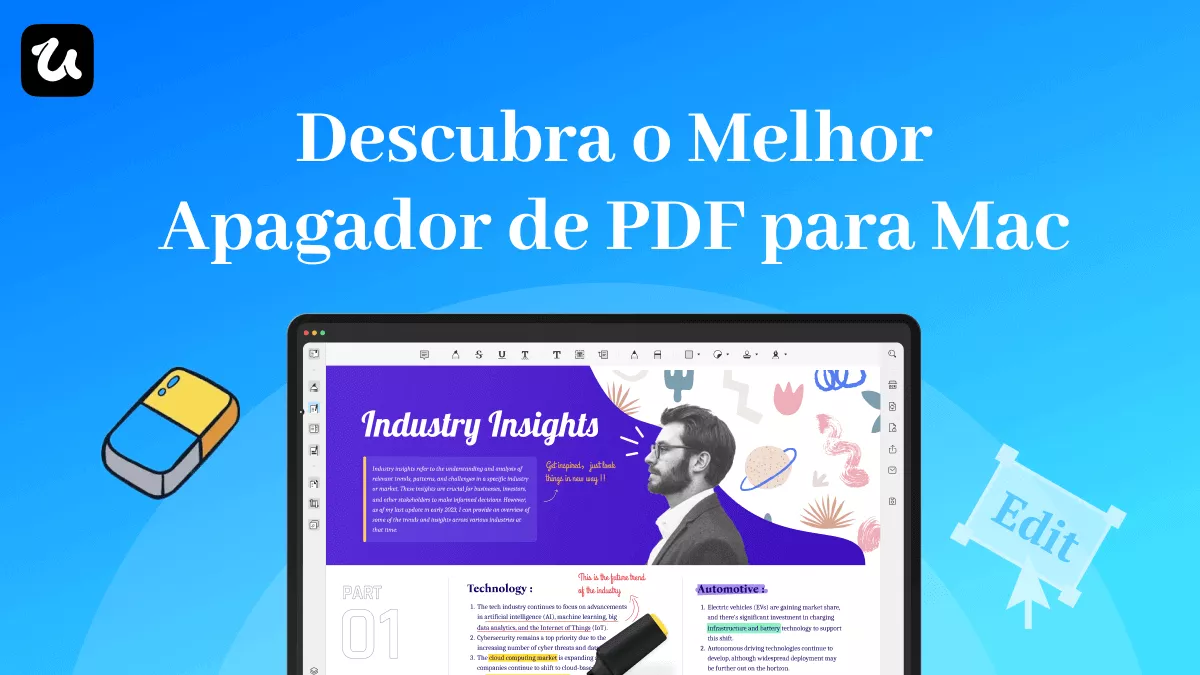 Melhor Apagador de PDF para Mac: As 5 Principais Ferramentas para Remover Dados