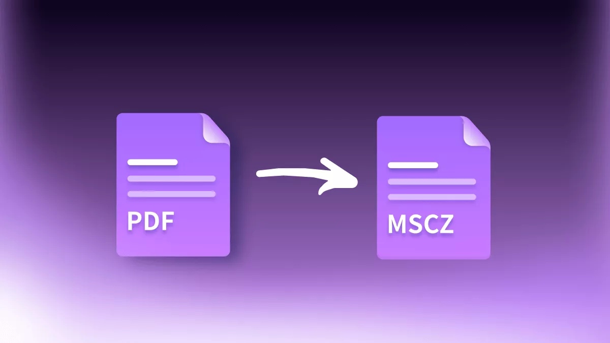 How to Convert PDF from/to MSCZ? (Easy Guide)