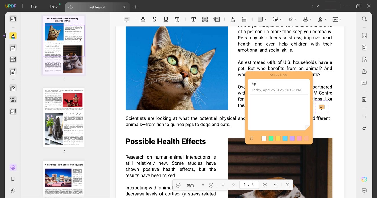 annotate pdfs with updf