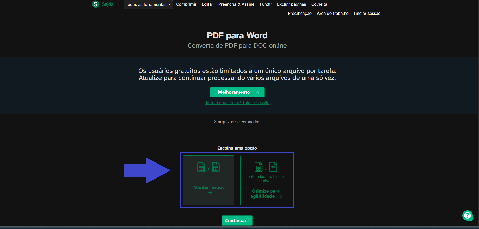 Converter PDF para Word