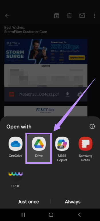 select google drive to preview pdf gmail