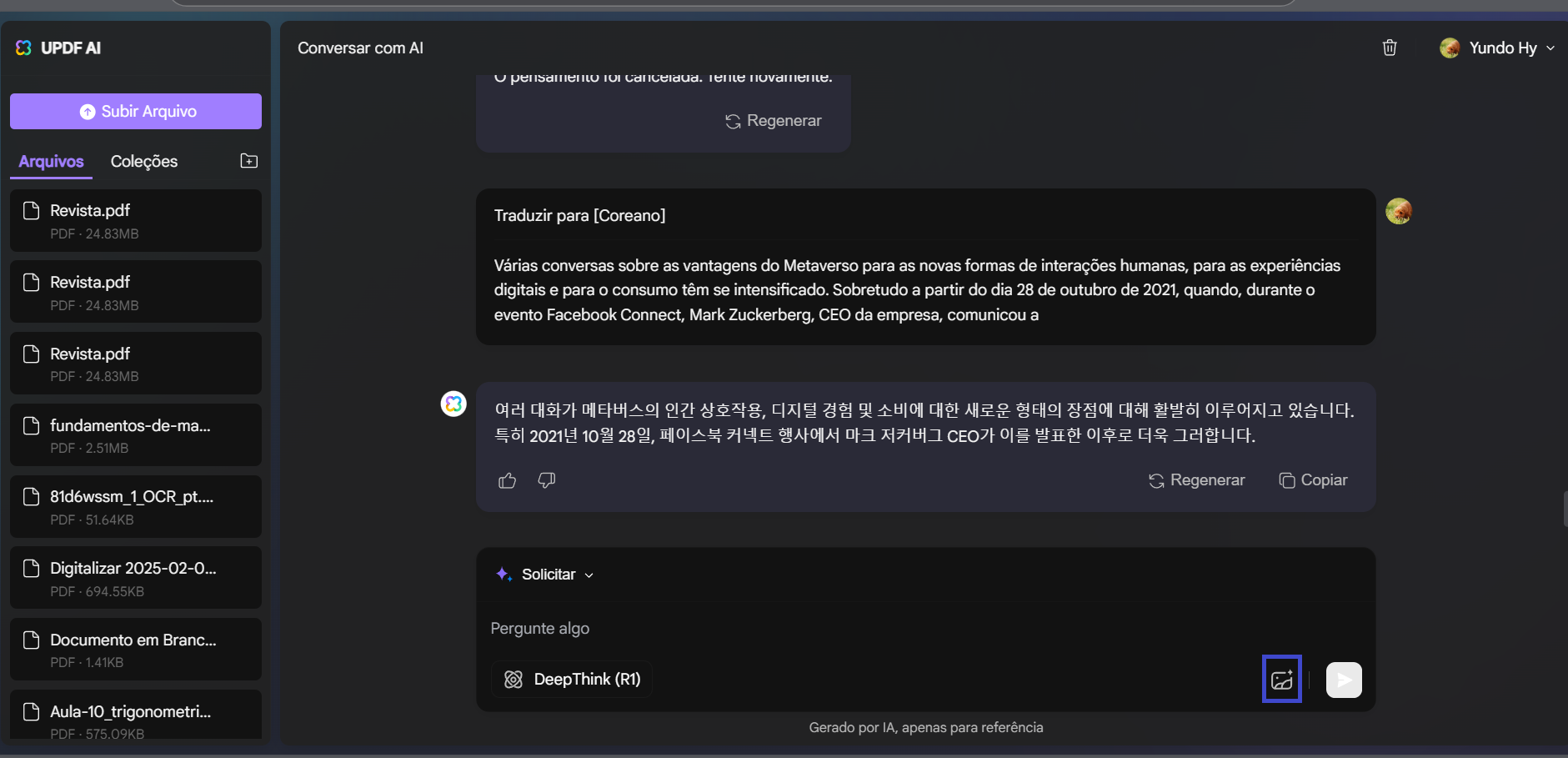 Traduzir Documento 