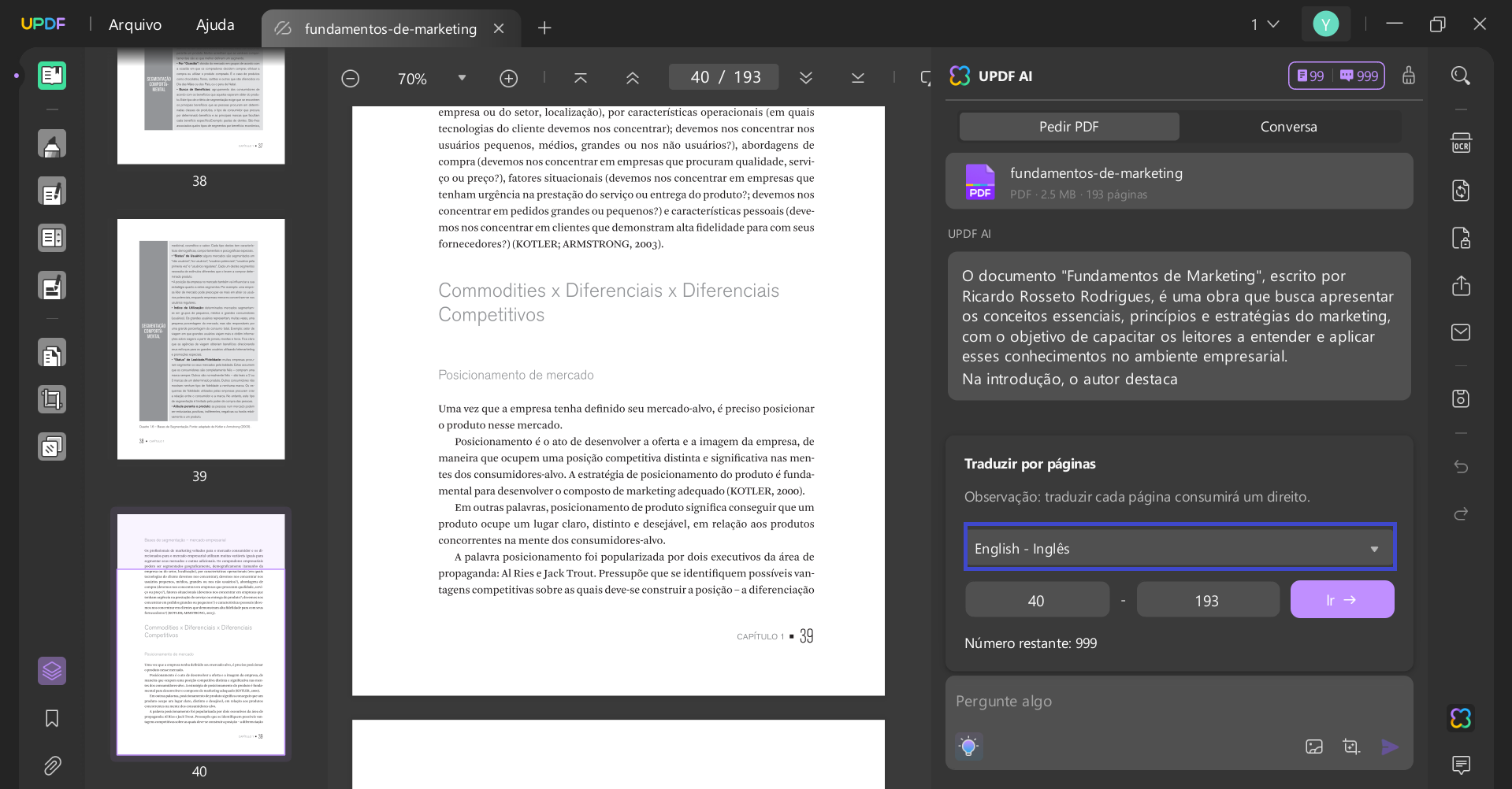 Traduzir PDF