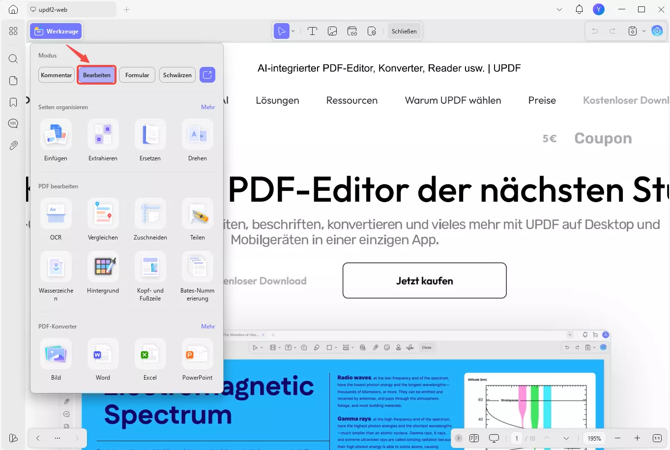 PDF bearbeiten