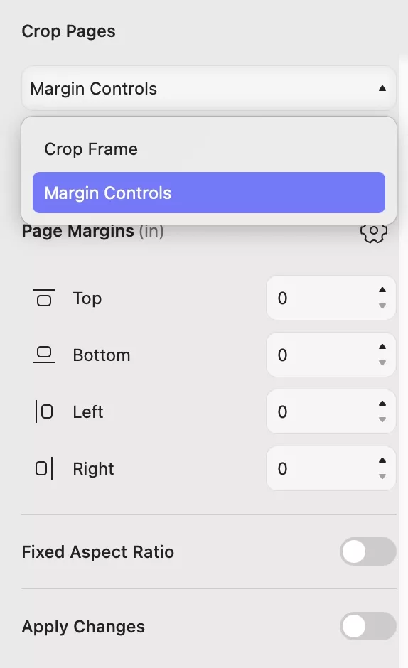 crop features